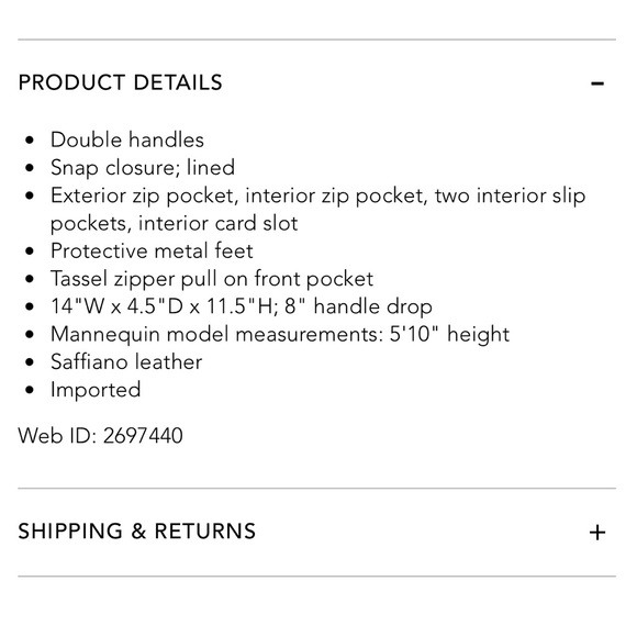 Rebecca Minkoff Black Leather Tote - Picture 8 of 8